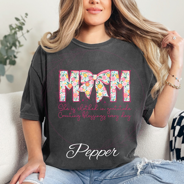 She Is Clothed In Gratitude Comfort Colors T-Shirt